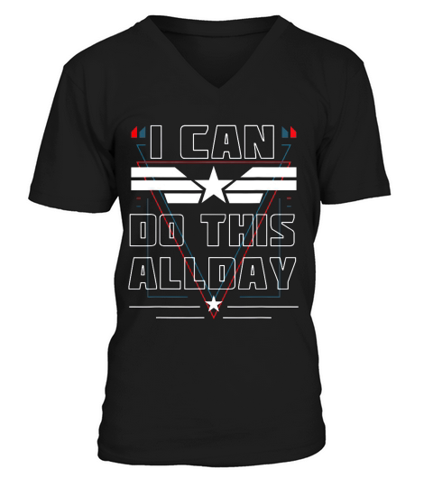I Can Do This All Day America Super Heroes Costume Team Up T-shirt V-Neck T-shirt