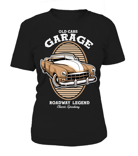 Classic Car Old Cars Garage Women's T-Shirt