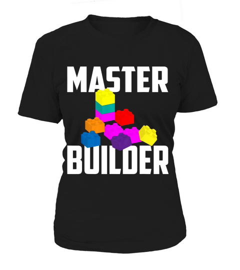 Master Builder Cute Master Block Builder Bricks Gift _1 T-shirt Women's T-Shirt