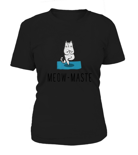 Meow Namaste Yoga Cat Women's T-Shirt