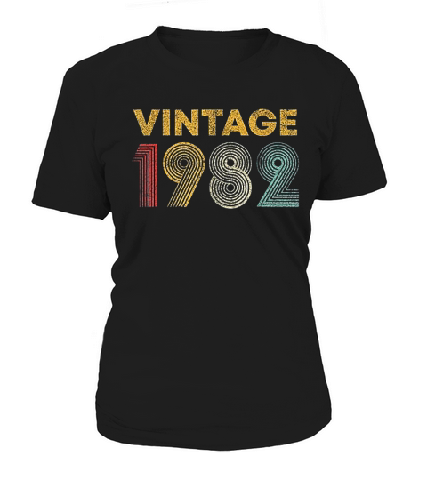 Vintage 1982 39th Birthday Gift Men Women 39 Years Old Women's T-Shirt