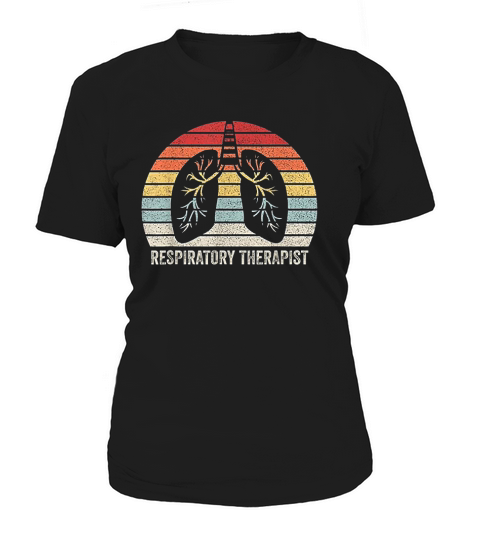 Vintage Retro Respiratory Therapist Lung Women's T-Shirt