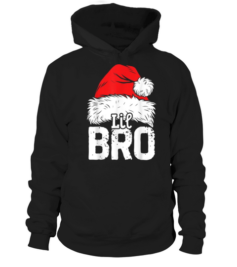 Hot Little Brother Christmas Santa Family Matching Tees Shirt Hoodie Unisex