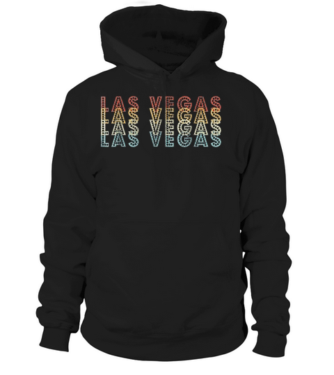 Las Vegas Nevada Vintage Retro 70s 80s Hoodie Unisex