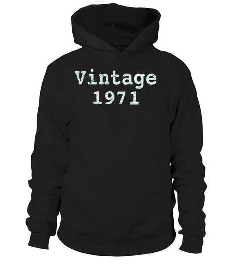 Vintage 1971 Hoodie Unisex