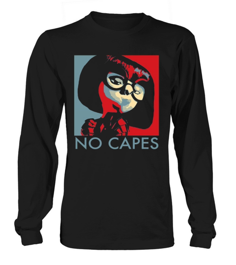 Incredibles - edna mode no capes Long sleeved Unisex