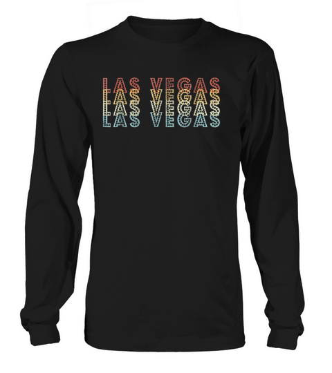 Las Vegas Nevada Vintage Retro 70s 80s Long sleeved Unisex