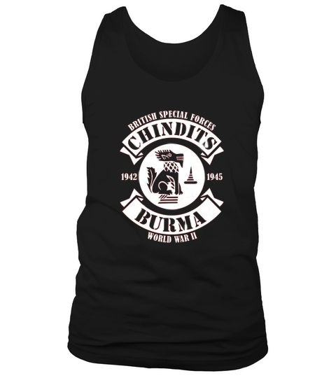 British Special Forces   Chindits burma world war 2 Tank Top Unisex
