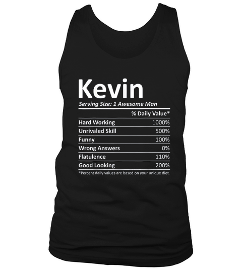 Kevin Nutrition Tank Top Unisex