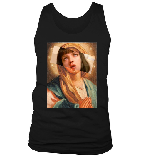 Virgin Mary Mia Wallace shirt Tank Top Unisex