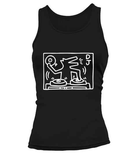 Keith Haring Funny DJ Tank top Woman