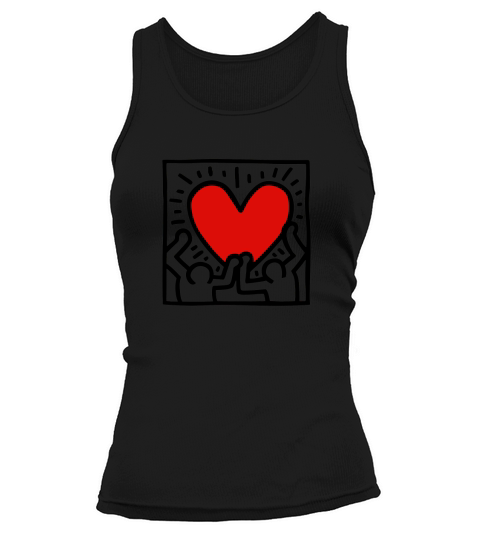 Keith Haring heart Tank top Woman