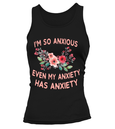 Therapy Floral Anxiety T-shirt Tank top Woman