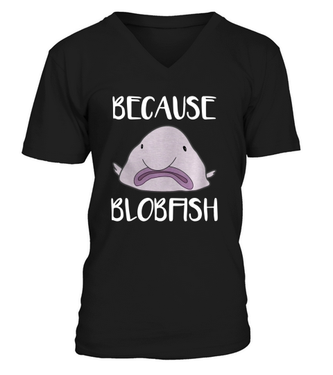 BLOBFISH SHIRT, Looks Stuffed Funny Blob Fish T-Shirt V-Neck T-shirt