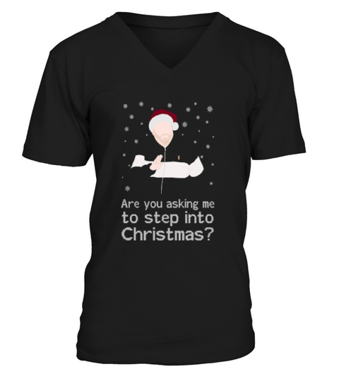 James Corden Are You Asking Me To Step Into Christmas V-Neck T-shirt
