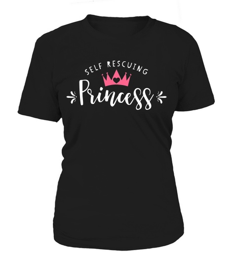 Self Rescuing Princess Funny Independent Vintage T-shirt Women's T-Shirt