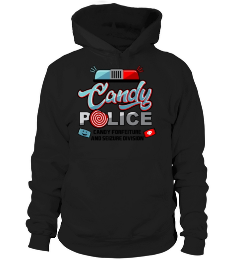 Candy Police Halloween Trick Or Treat For Kids Light Hoodie Unisex