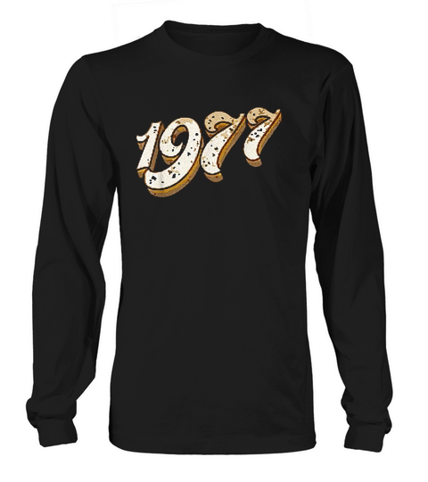 44th Birthday Party Gift Vintage 1977 Long sleeved Unisex