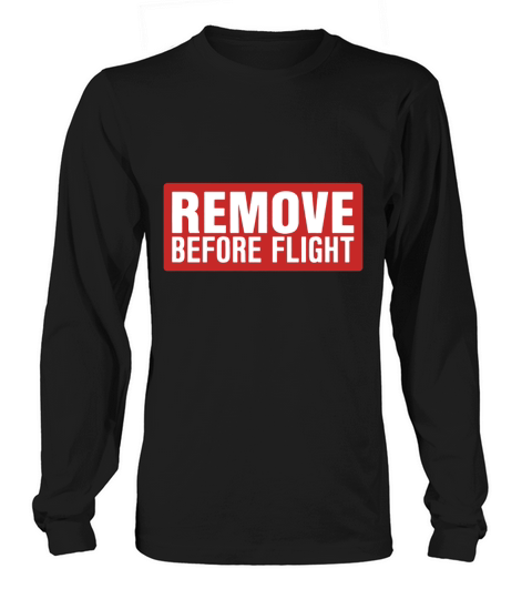 Remove before flight Sportswear Shirt Long sleeved Unisex