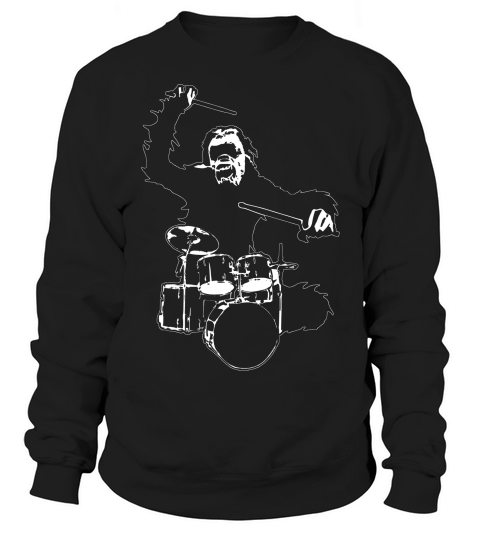 Drummer T-shirt Drums Music Band Ape Player Cool Vintage Tee Sweatshirt Unisex
