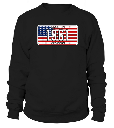 Vintage Classic Car 1961 60th Birthday Sweatshirt Unisex