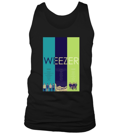 Blue To Green Weezers First 3 Albums Tank Top Unisex