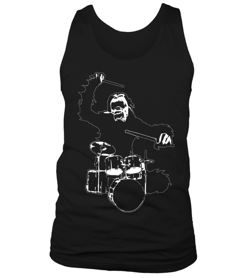Drummer T-shirt Drums Music Band Ape Player Cool Vintage Tee Tank Top Unisex