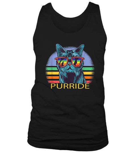 Purride Lgbtq Vintage Funny Tank Top Unisex