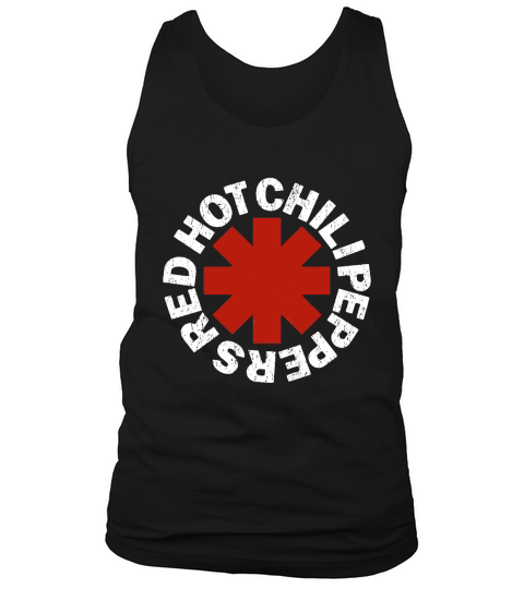 Red Hot Chili Peppers Vintage Logo Distressed Tank Top Unisex
