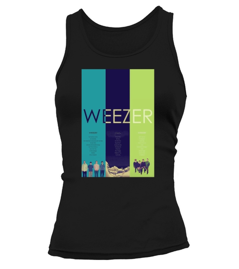Blue To Green Weezers First 3 Albums Tank top Woman