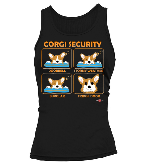 Corgi Corgi Security Funny Corgi Gift T-shirt Tank top Woman
