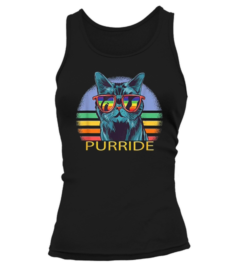 Purride Lgbtq Vintage Funny Tank top Woman