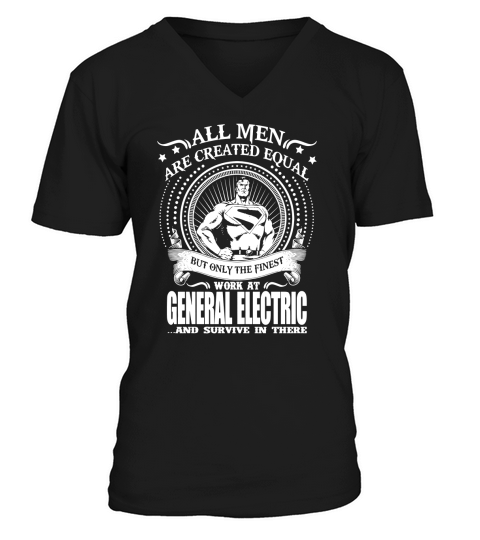 GENERAL ELECTRIC CORPORATE V-Neck T-shirt