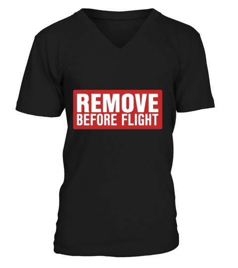 Remove before flight Sportswear Shirt V-Neck T-shirt