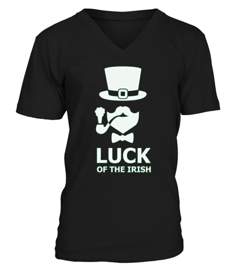 St Patricks Day Luck Of The Irish V-Neck T-shirt