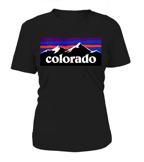 Colorado Mountains Outdoor Flag Design Mcma T-shirt Women's T-Shirt