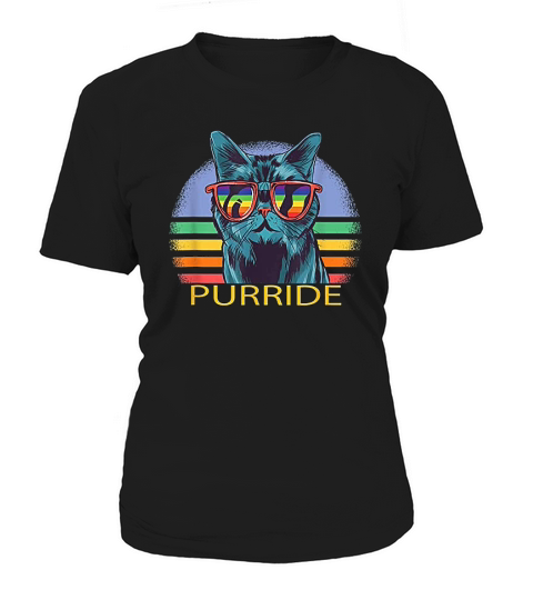 Purride Lgbtq Vintage Funny Women's T-Shirt