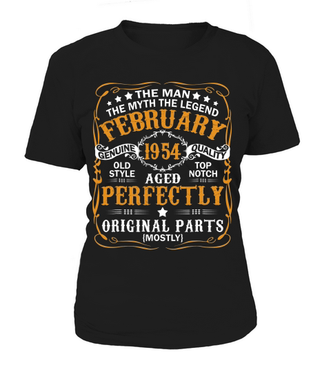 The Man Myth Legend February 1954 65th Birthday Gift T-shirt Women's T-Shirt
