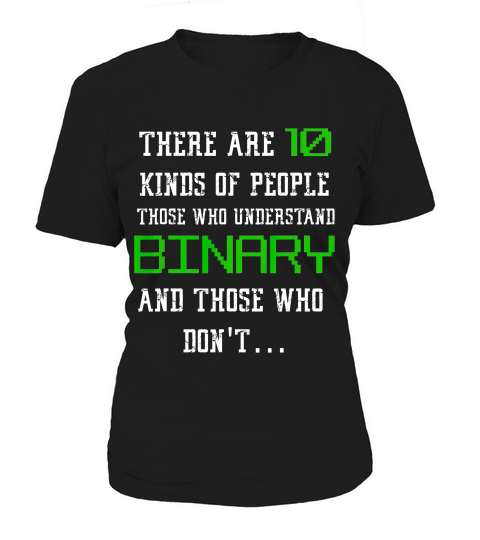 There Are 10 Kinds Of People Binary Funny Math T-shirt Women's T-Shirt