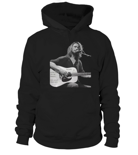 Chris Cornell T shirt No one sings like you anymore Say hello 2 Heaven Hoodie Unisex