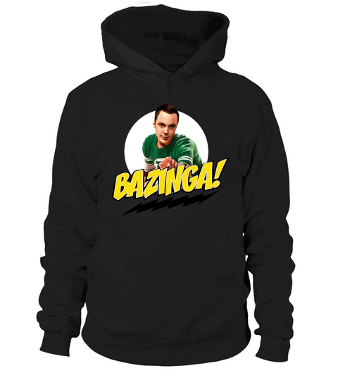 The Big Bang Theory Sheldon Bazinga Womens T-Shirt Hoodie Unisex