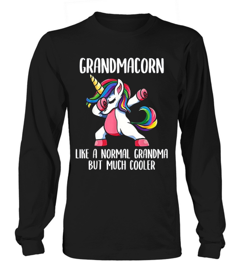 Unicorn Grandma Girl Birthday Party Long sleeved Unisex