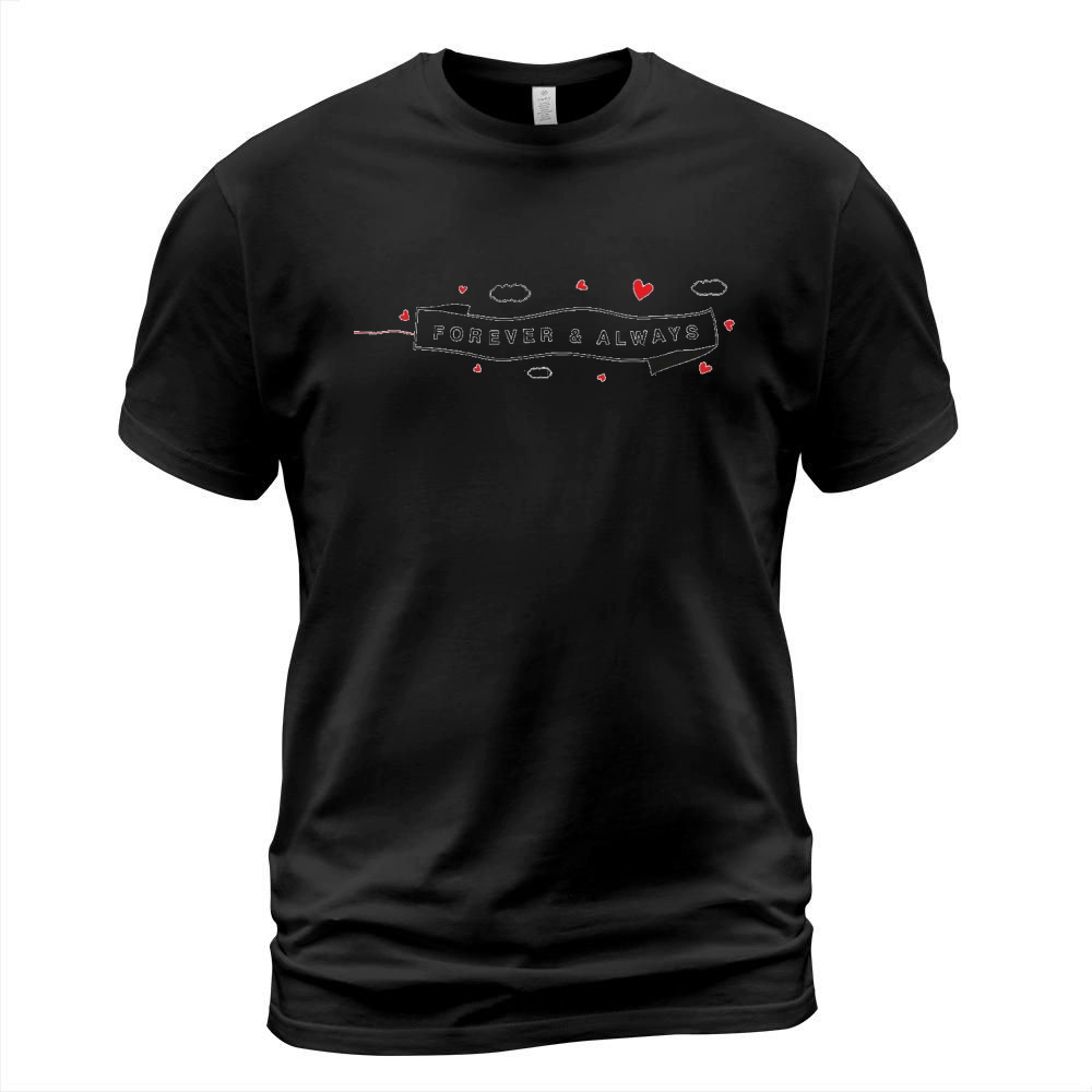 Forever And Always Couple For Bride And Groom-just Married Gifts T-Shirt Unisex
