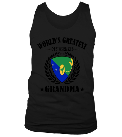 The Greatest Christmas Islander Grandma In The World Flag Nationality Proud Tank Top Unisex