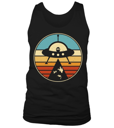 Vintage UFO Alien 20 Tank Top Unisex