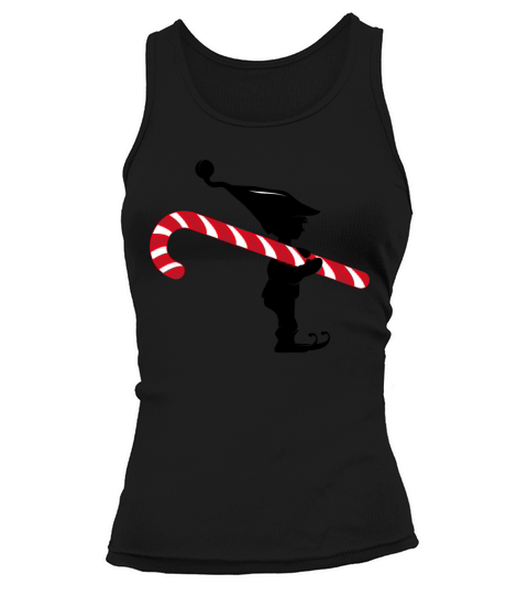 Gnome With Candy Cane Tank top Woman