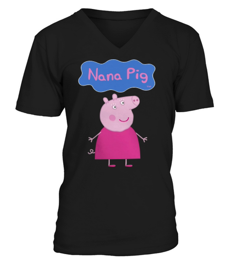 Peppa Pig Nana Pig Grandma Pig Granny Pig Peppa Pig Shirt V-Neck T-shirt