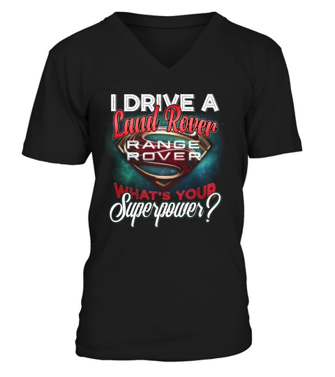 SUPERPOWER LAND ROVER RANGE ROVER V-Neck T-shirt