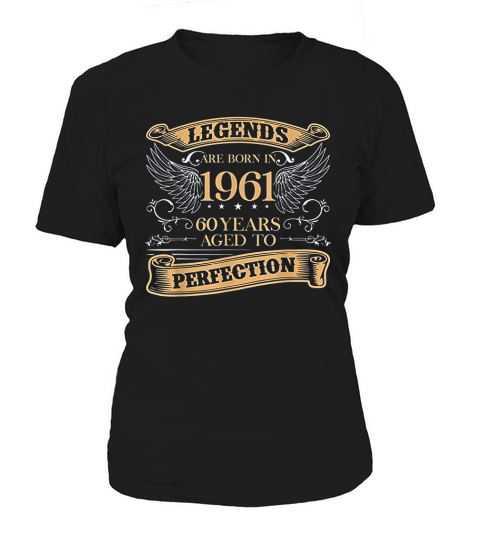Aged To Perfection Bday 60th Birthday Gift Vintage Born 1961 Women's T-Shirt
