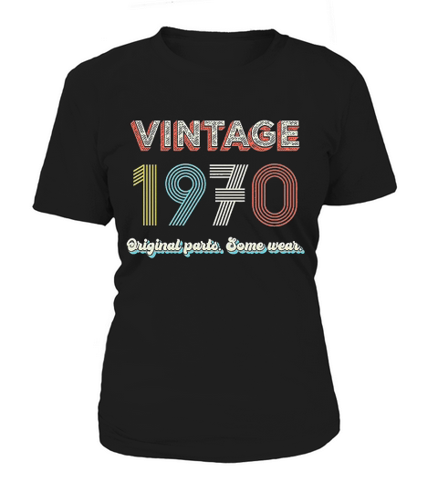 Birthday Various Years Vintage Original Parts Retro Women's T-Shirt